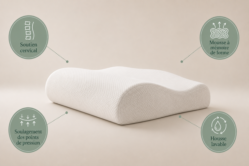 Oreiller cervical Nuit Calme