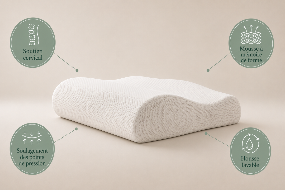 Oreiller cervical Nuit Calme